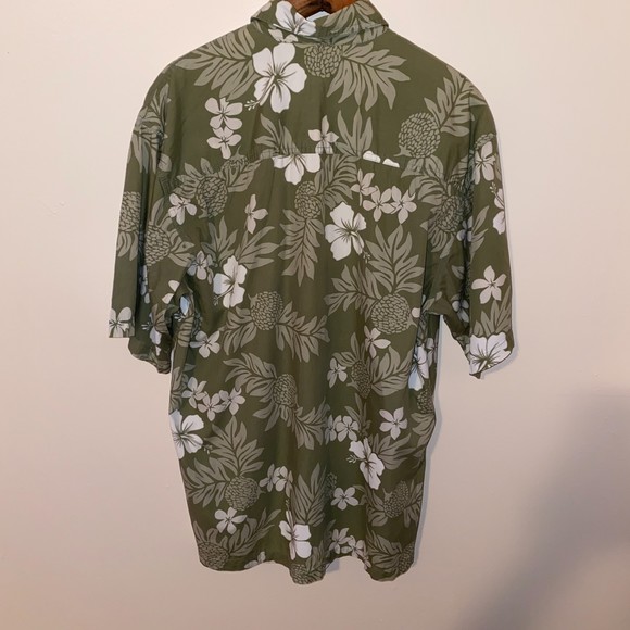 Kane Green hawaiian floral button up size large - Picture 3 of 5